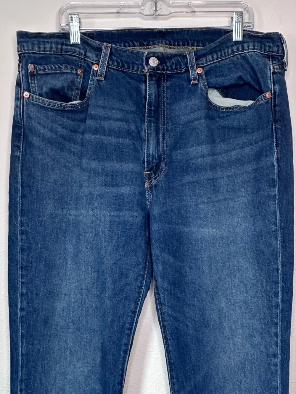 Levi's Premium 514 Straight Men's Jeans, World View-Dark Wash, 38x32